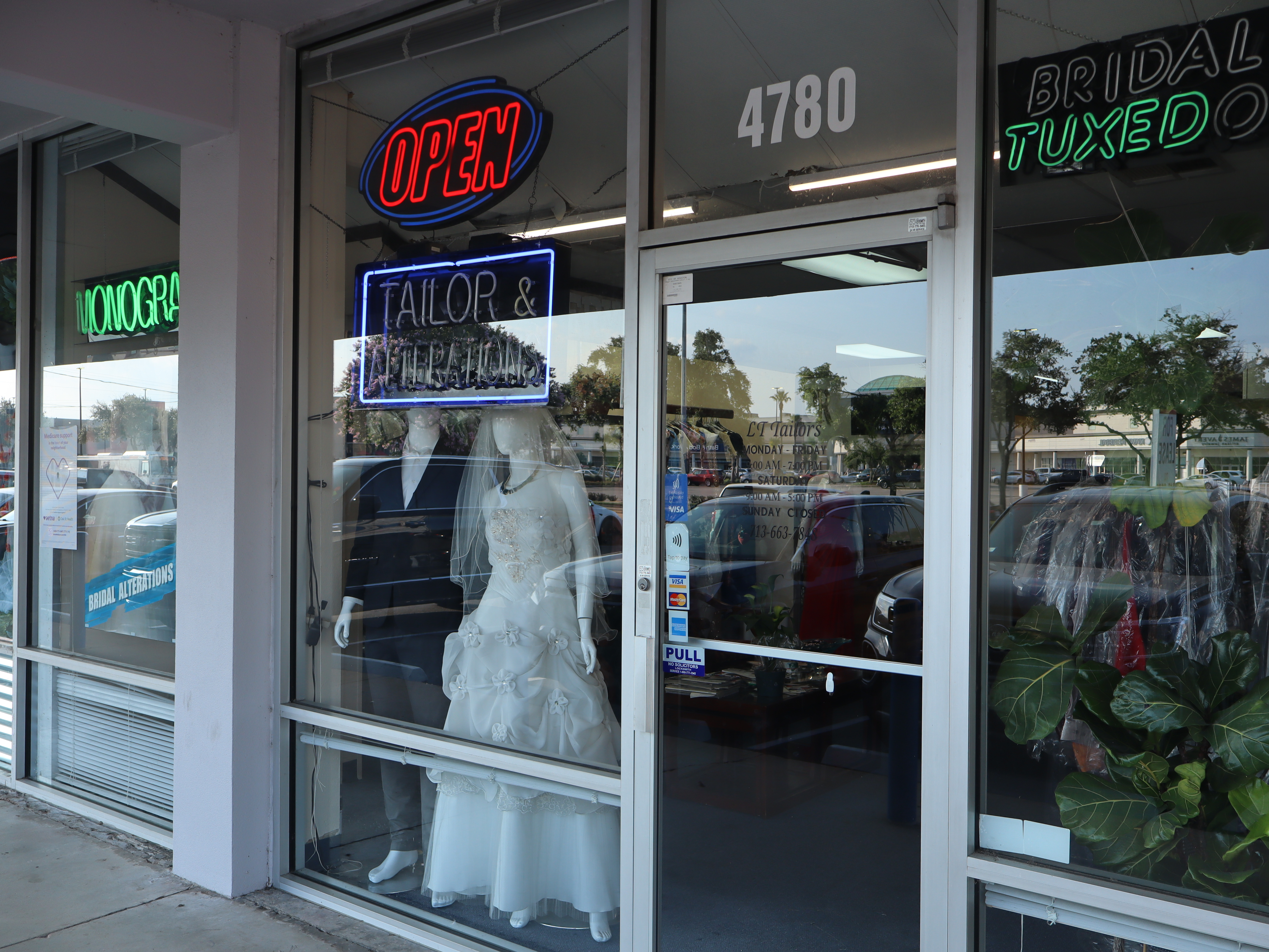 Bridal fitting work at LT Tailors