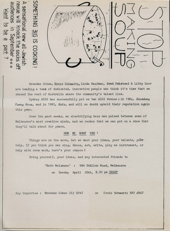 Stop Making Soup 1986