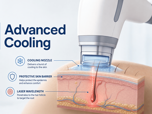 laser hair removal options with advanced cooling - Amber Skin Clinics