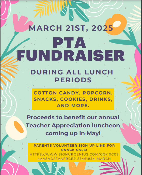 PTA Snack Fundraiser