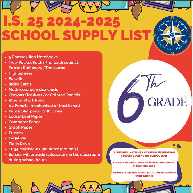 Supply List 2024-2025