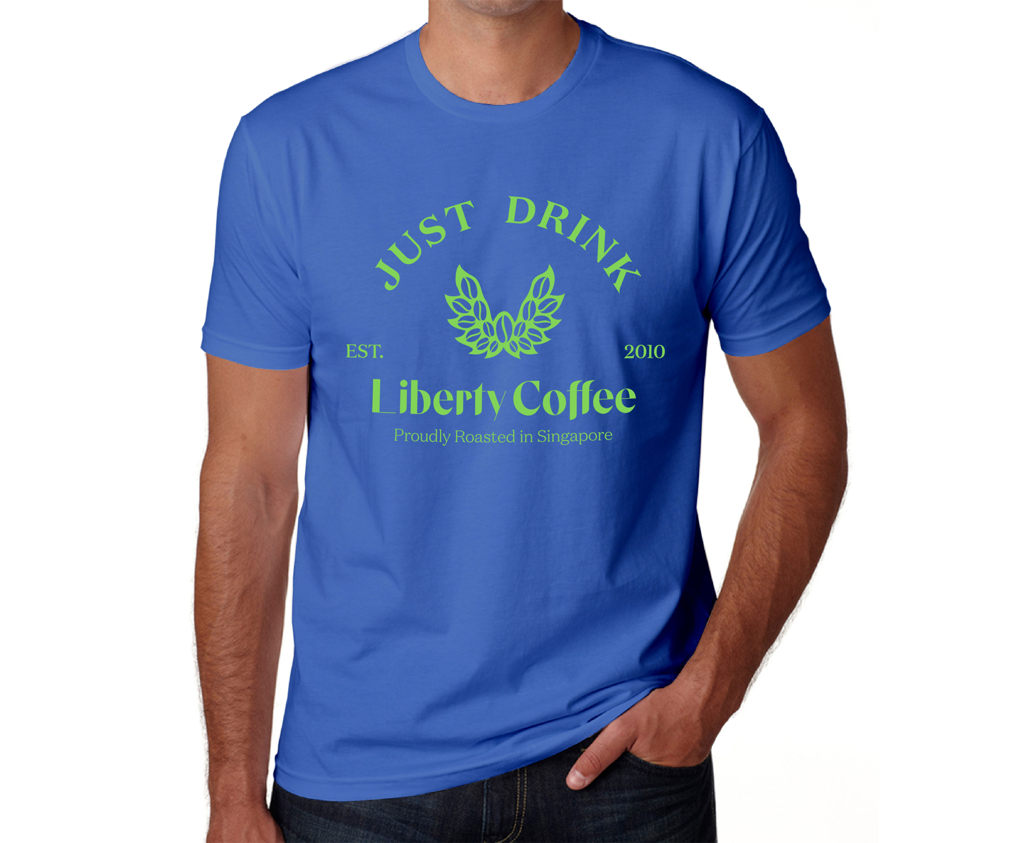 Liberty Coffee Blue Shirt Male