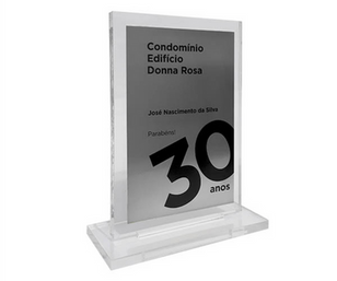 Troféu tempo de casa 30 anos