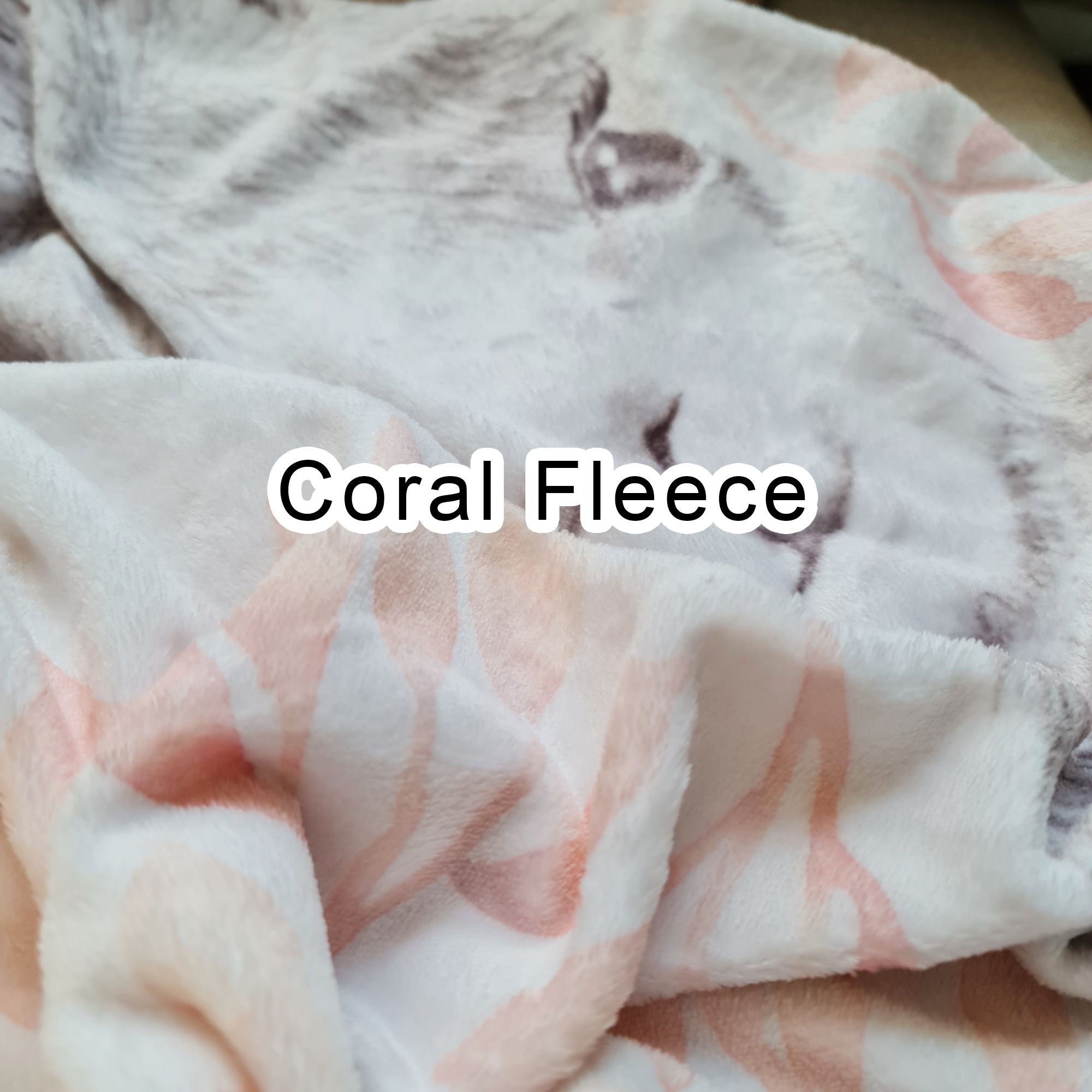 Coral Fleece (Mongolian Fleece) 1.5m Wide