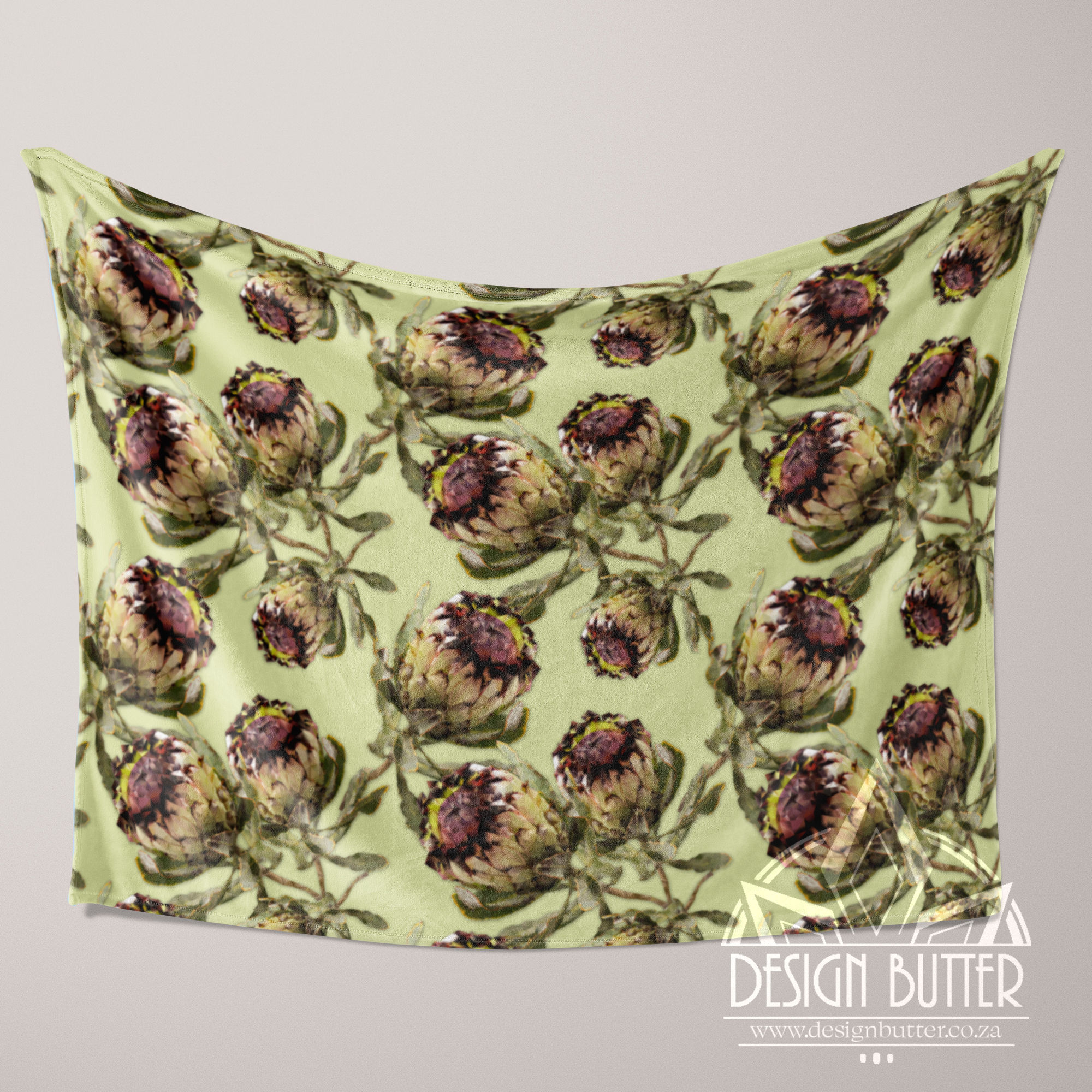 Blanket -Silver Protea Green -DBI2017