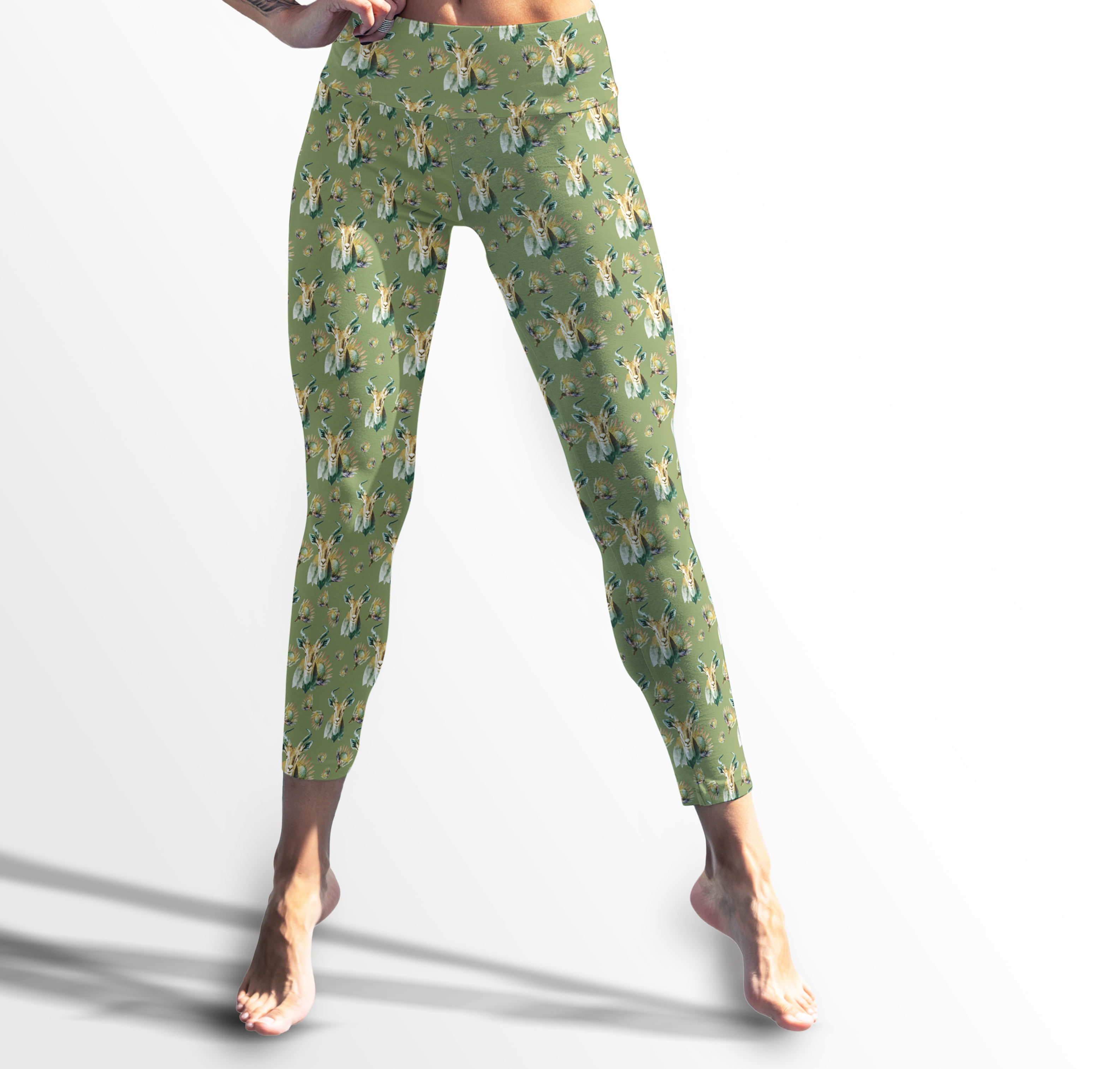 Tights - Springbok Olive - DB508