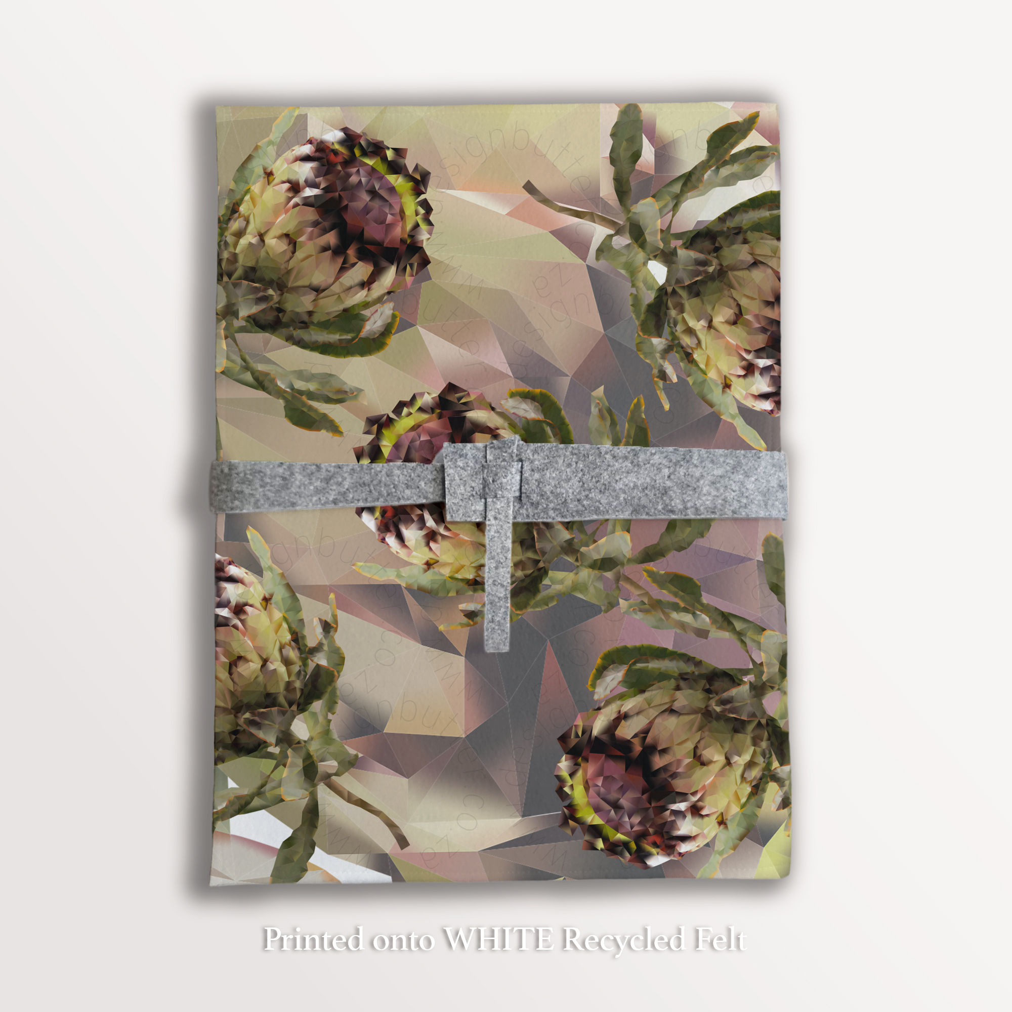 Felt Placemats (SET OF X6) -Silver Protea -DBI2017