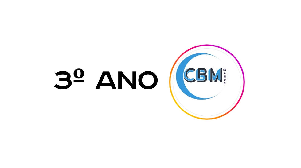 Conteúdos do 2º TRI dos 3º anos CBM