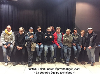 L'équipe technique - festival 2022