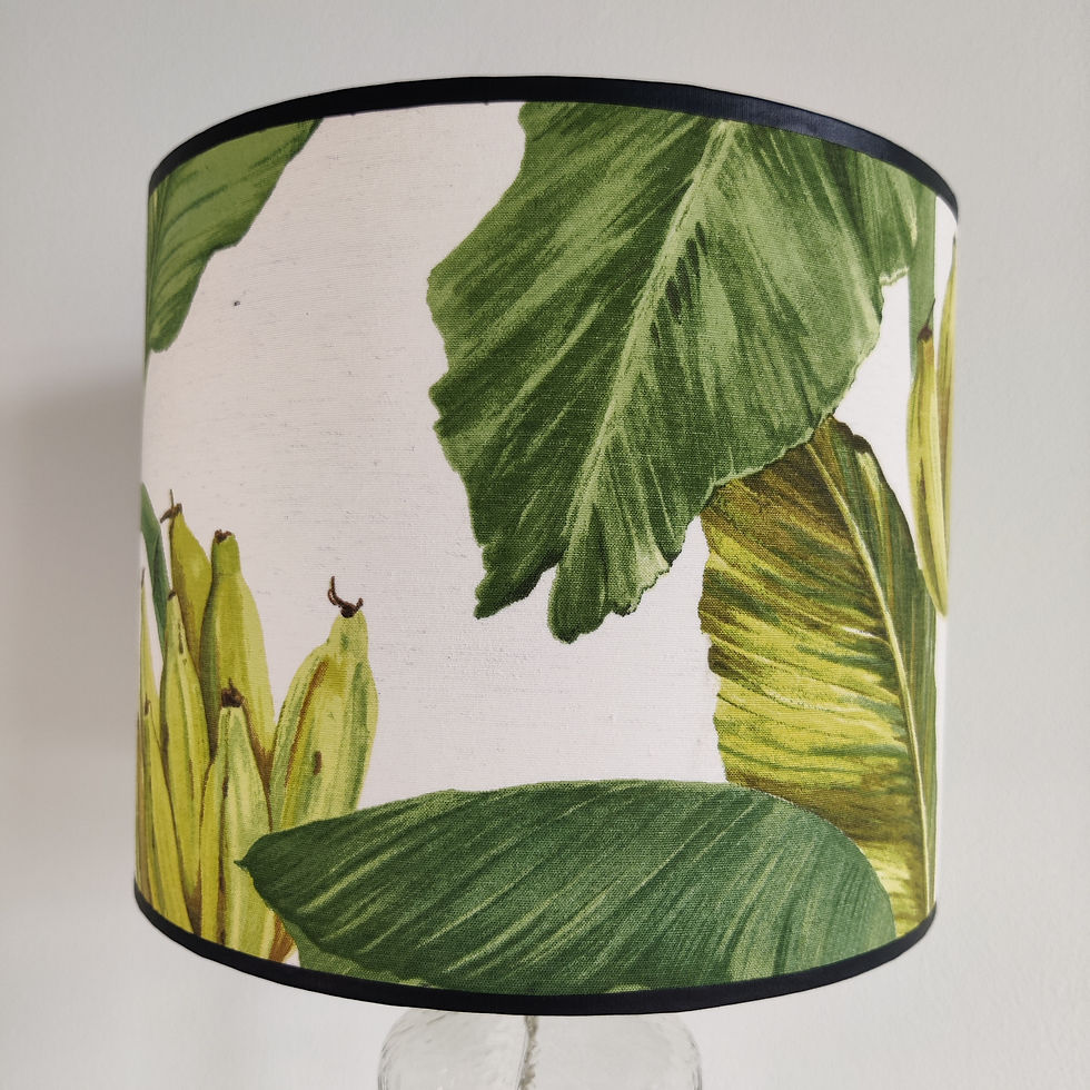 Thumbnail: Bananen lamp Jamaica - glazen voet