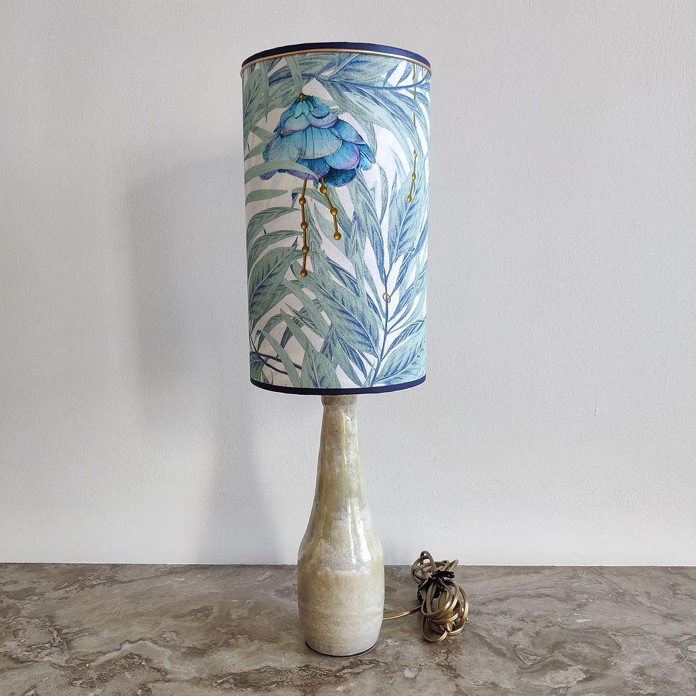 Thumbnail: Botanische lamp - Kit Miles - Vintage Studio Art Pottery Lamp