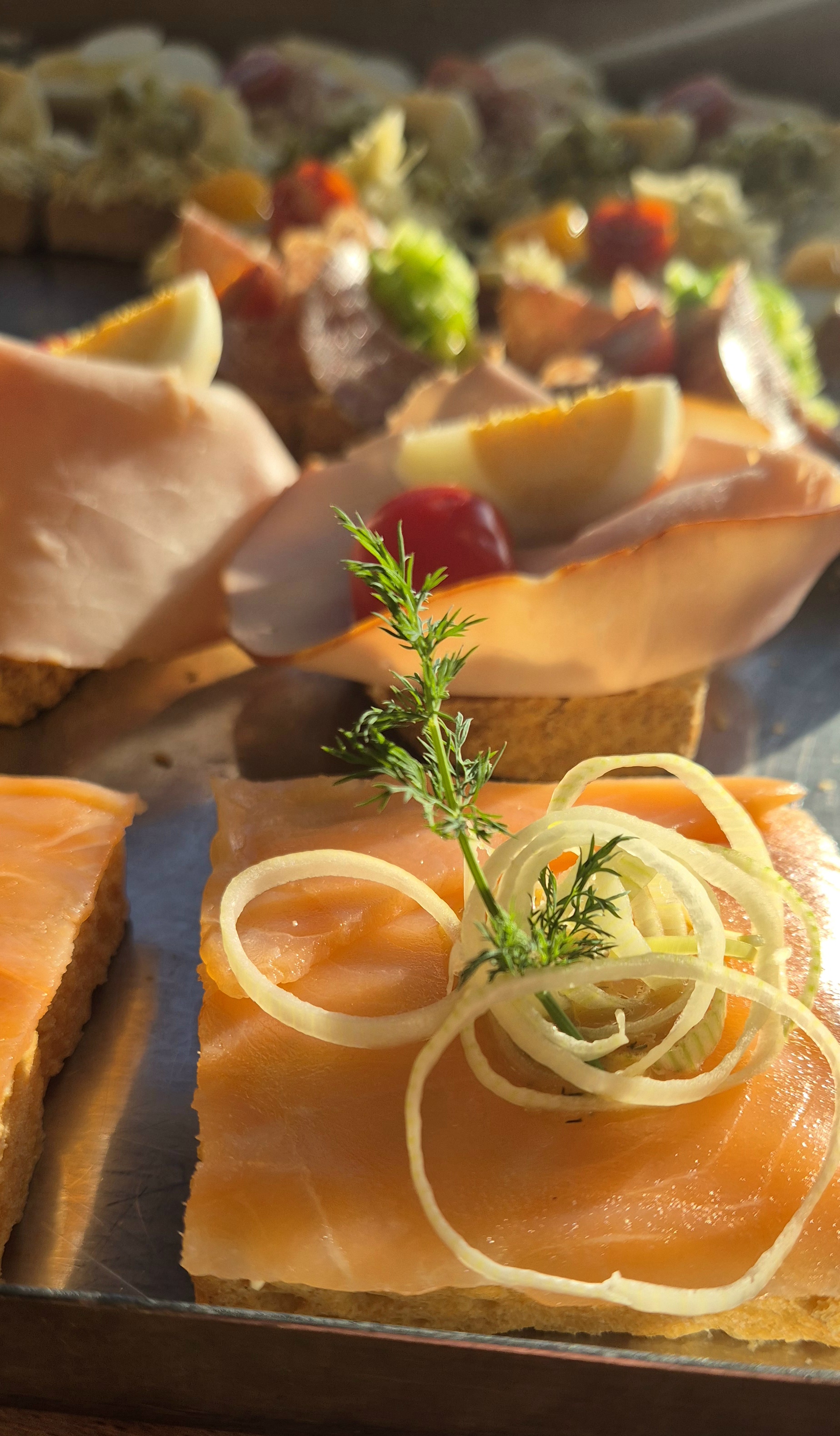 Arranged Food and Objects