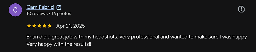 Bazemore Studios Google Review