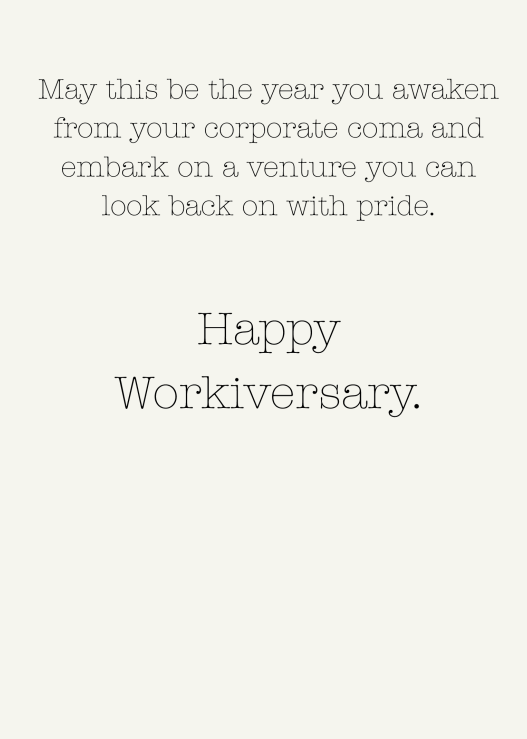 Thumbnail: Corporate Life - Workiversary