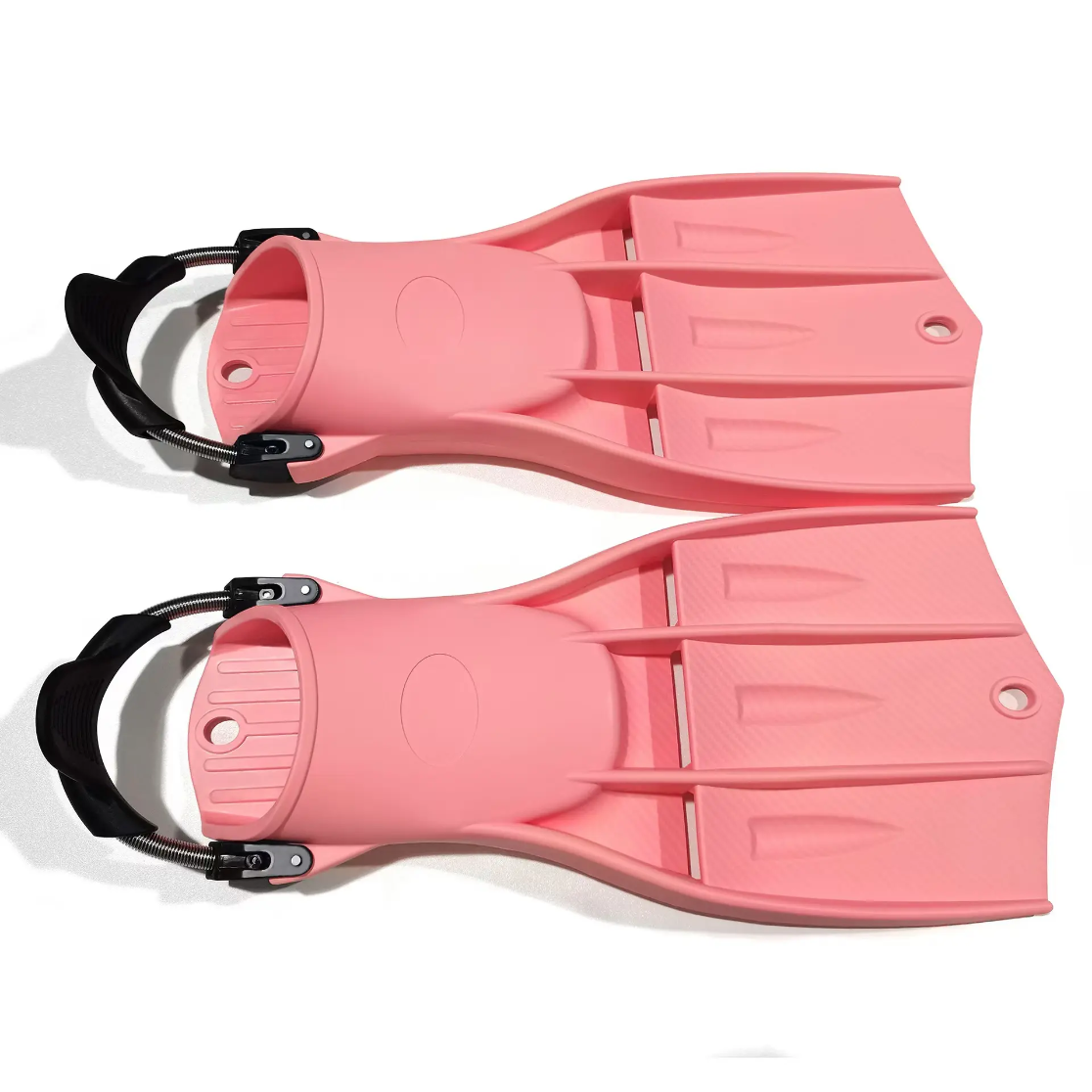 Open heel, spring strap light weight scuba jet fins