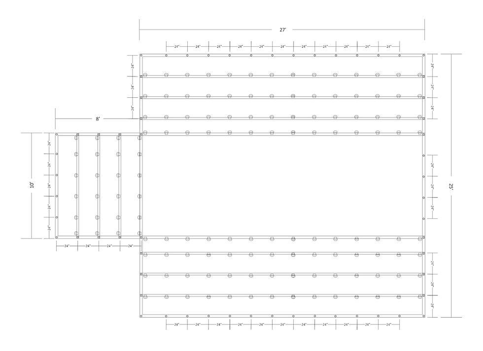 Thumbnail: Lumber Tarp - 25x27 - 2Pcs
