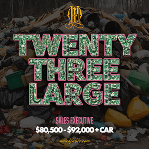 TWENTY-THREE LARGE ($80,500 - $92,000 + CAR)