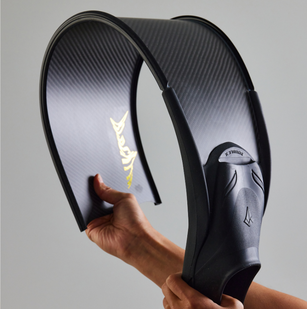 ภาพขนาดย่อ: Double K Carbon Fin Black-Tip (Black)