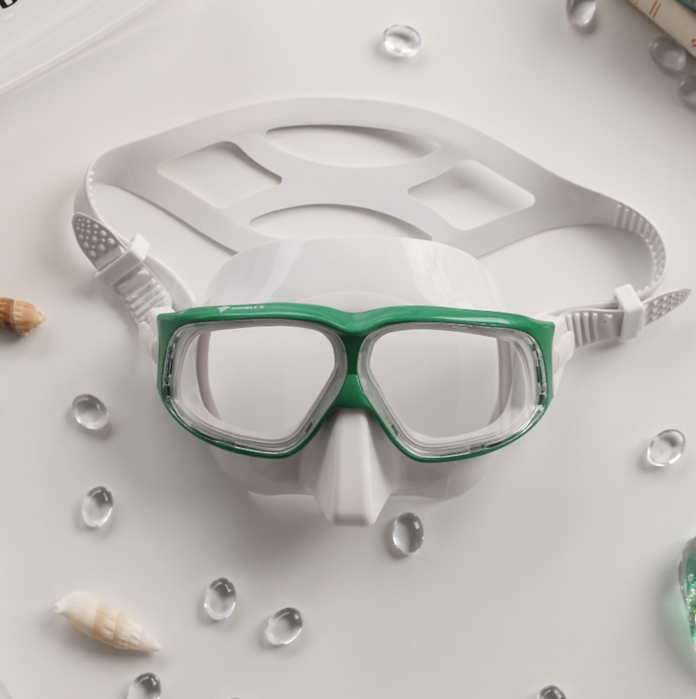 ภาพขนาดย่อ: Double K Jaguar R Freediving Mask