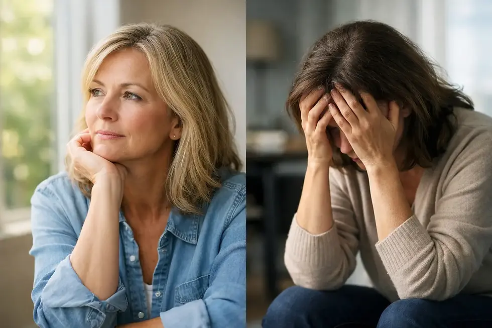 Wechseljahre oder Burnout - der Unterschied
