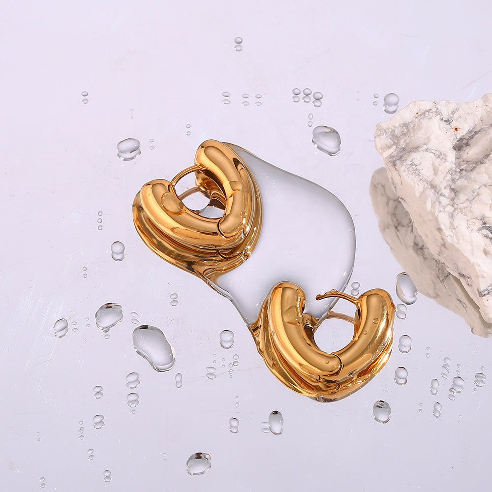 Vanessa 18K Gold Plated Earring