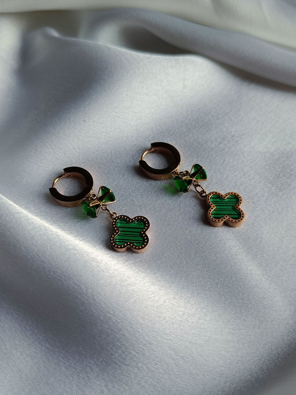 Thumbnail: Leaf Clover Earrings