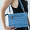 Thumbnail: Blue zipper hand bag