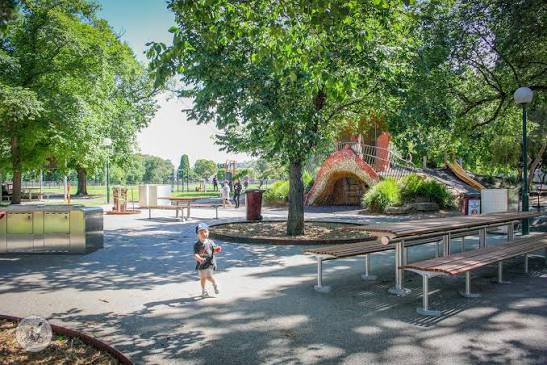 Alma Park in St Kilda, a popular spot for outdoor personal training sessions with Empwr Training.