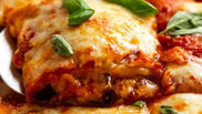 High Protein Low Carb Recipe - Eggplant Parmigiana 28g Protein Per Serving!