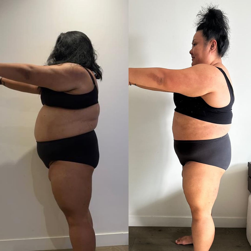 Empwr Training client after losing 10kg with her mobile personal trainer
