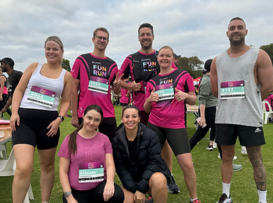 Empwr Training’s team at the Carman’s fun run