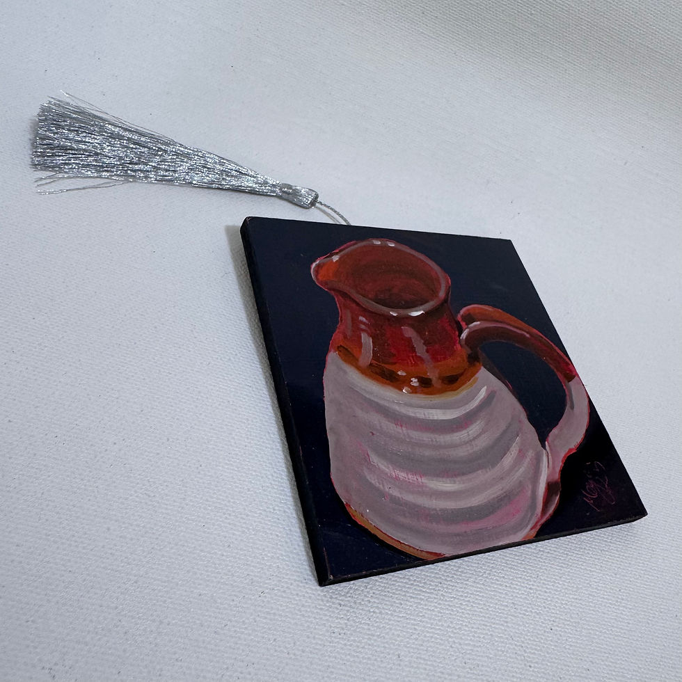 Thumbnail: Small No.15 original earthenware jug painting