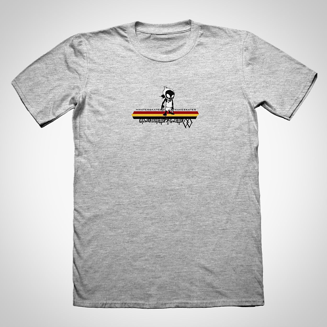 ED Edition 02 Tee | Sport Grey Gildan Heavy Cotton T-shirt The Ed Edition Mwaterskateboards Wakeskates Logo Tee.