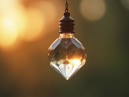 A decorative lamp light