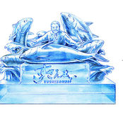 イベントパース　札幌アイスワールド　氷像　イラスト　札幌　北海道　建築パース　手描き