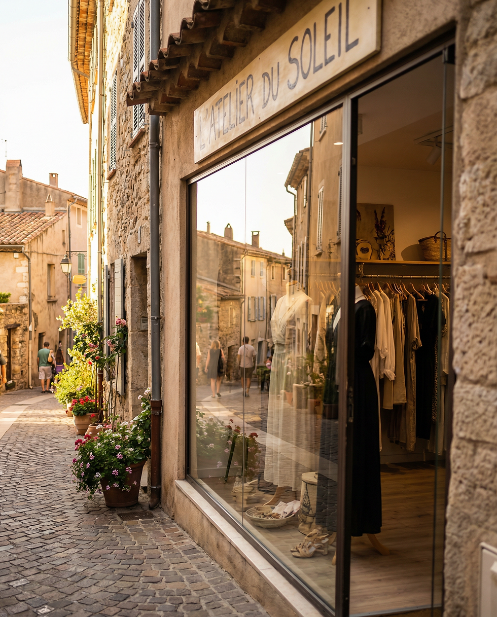 Vitrine magasin - Carqueiranne