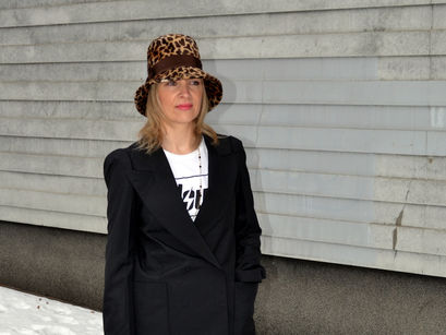 Leopard hat