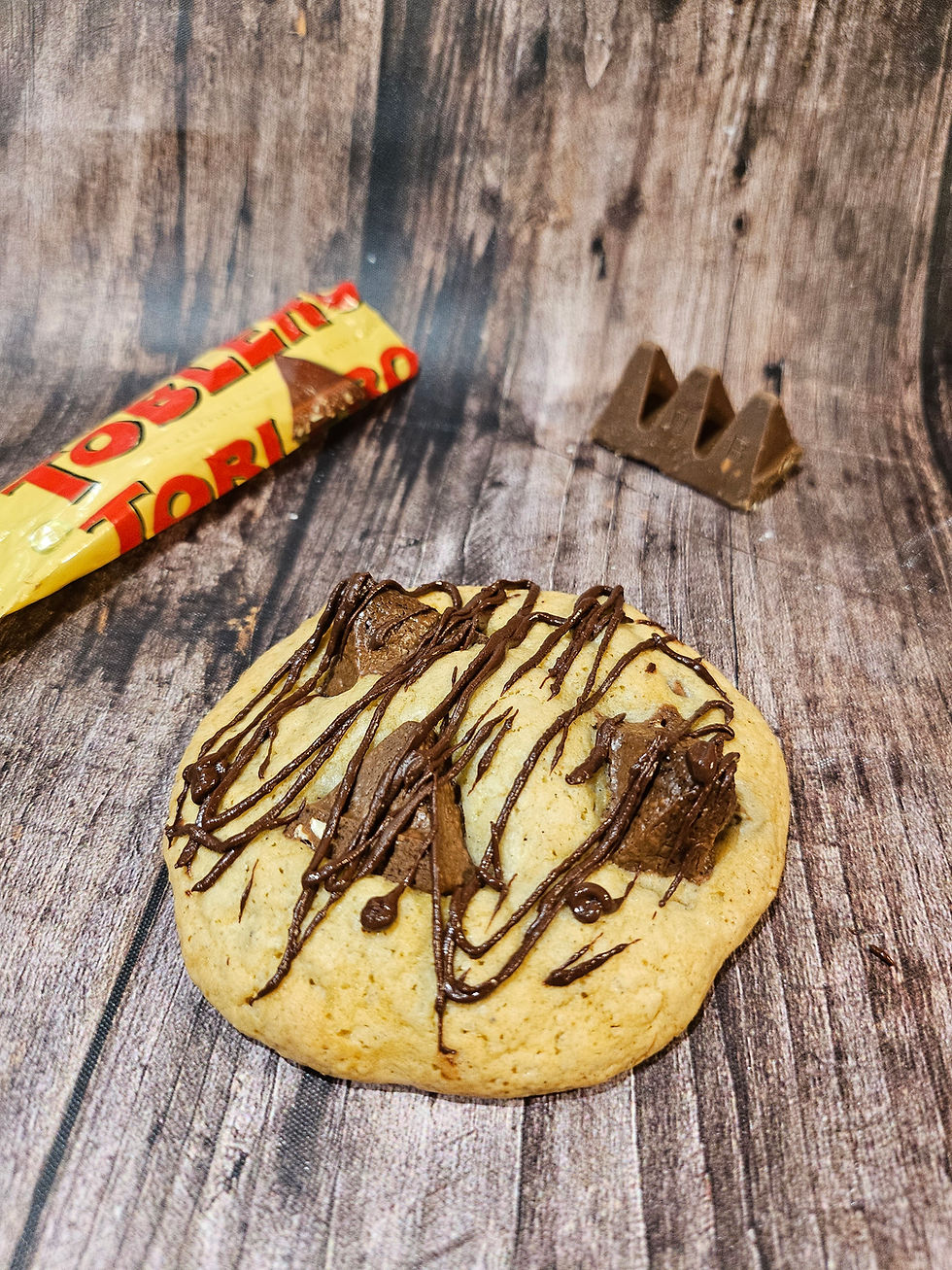 Miniature : cookie au toblerone et chocolat lait