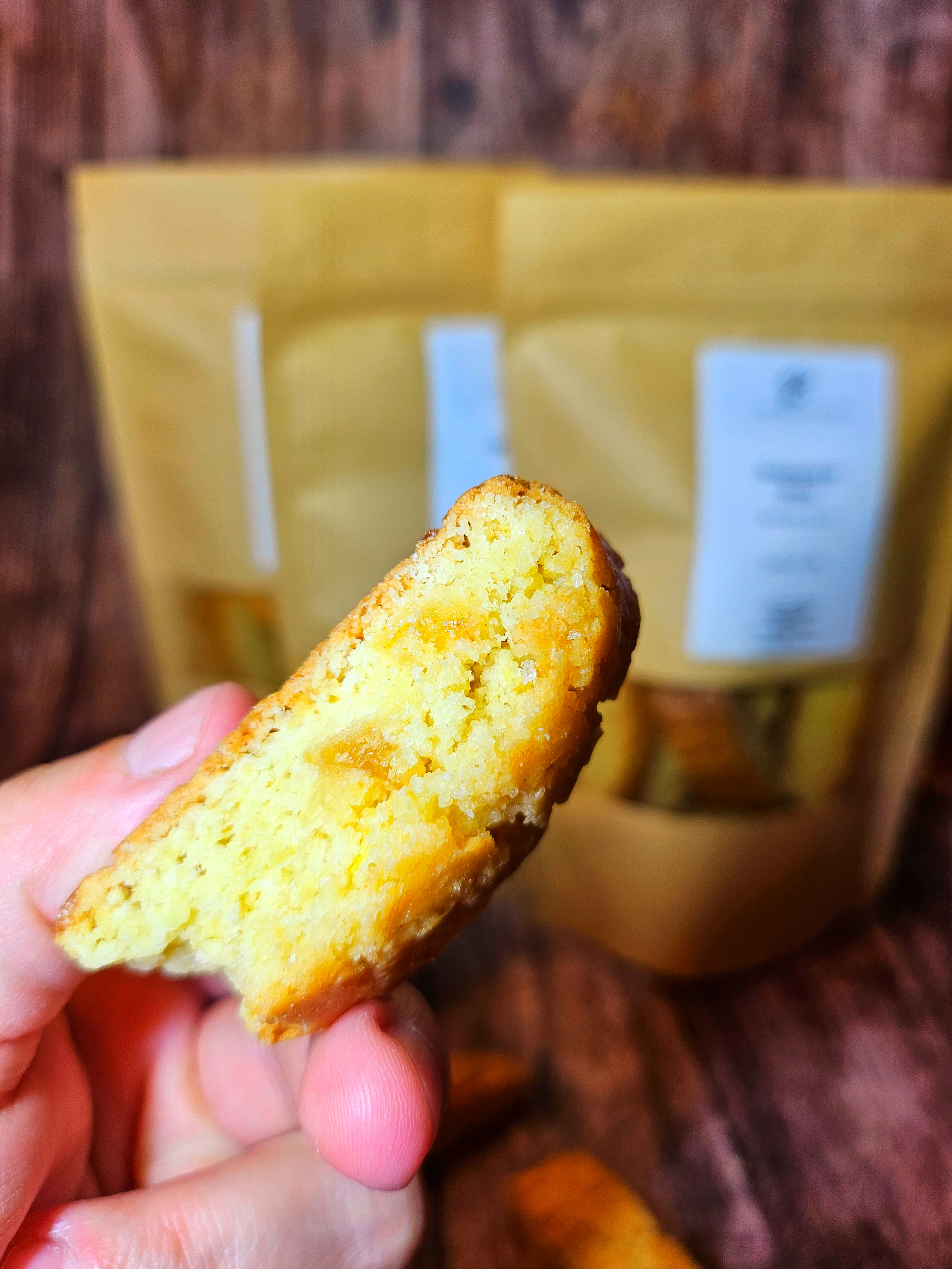 Cantucci au citron confit - Biscuit croquant artisanal
