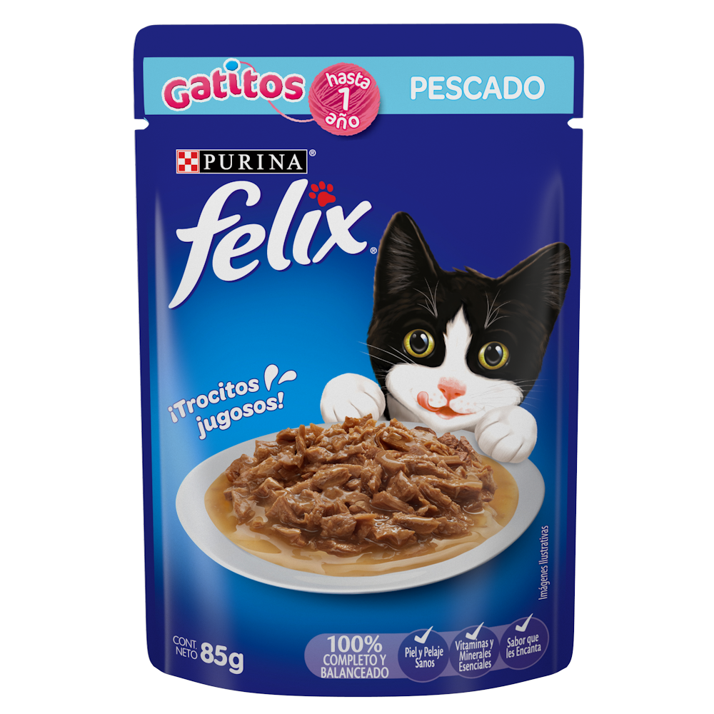 Felix Pouches Gatito Pescado