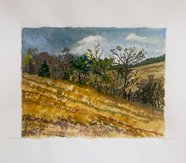 die winterreise, watercolor #1