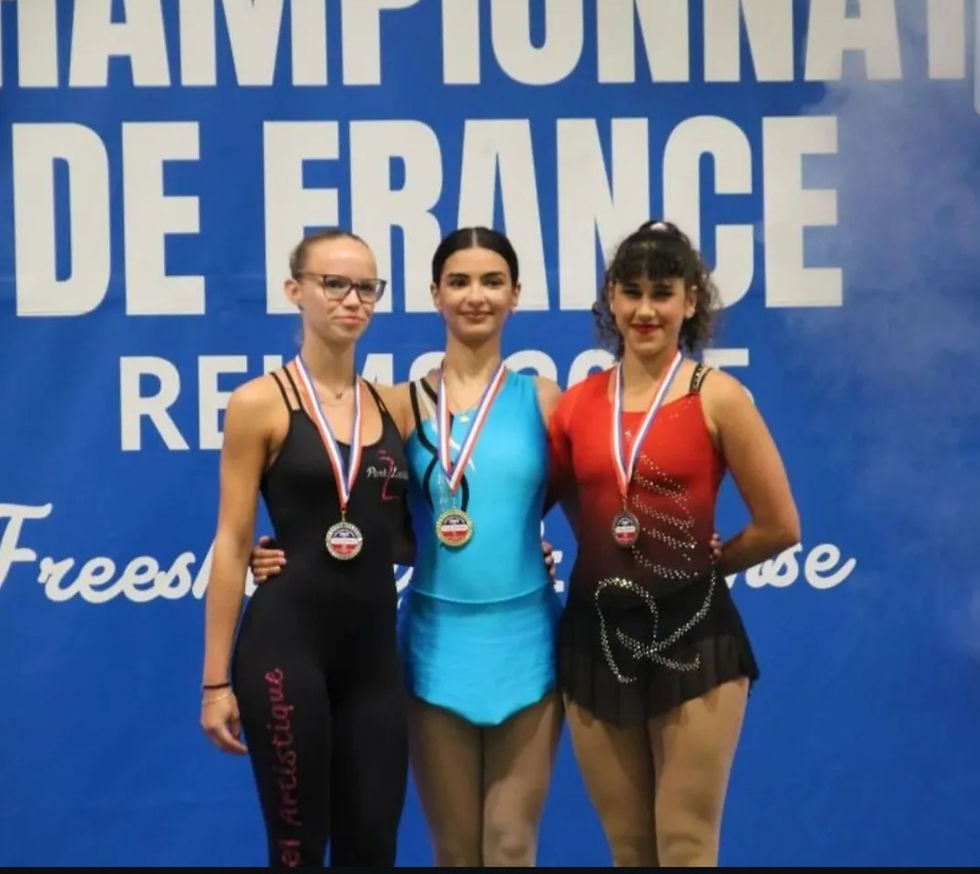 Romane Chevallier - Vice championne de France 2025 -N2 Senior Freeskating