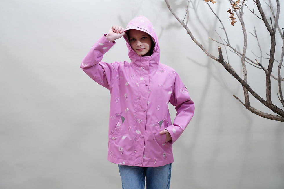 Thumbnail: WILD 3-in-1 WATERPROOF JACKET -Lilac Garden