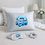 Thumbnail: Blue Zodiac Satin Pillowcase Sleep Set
