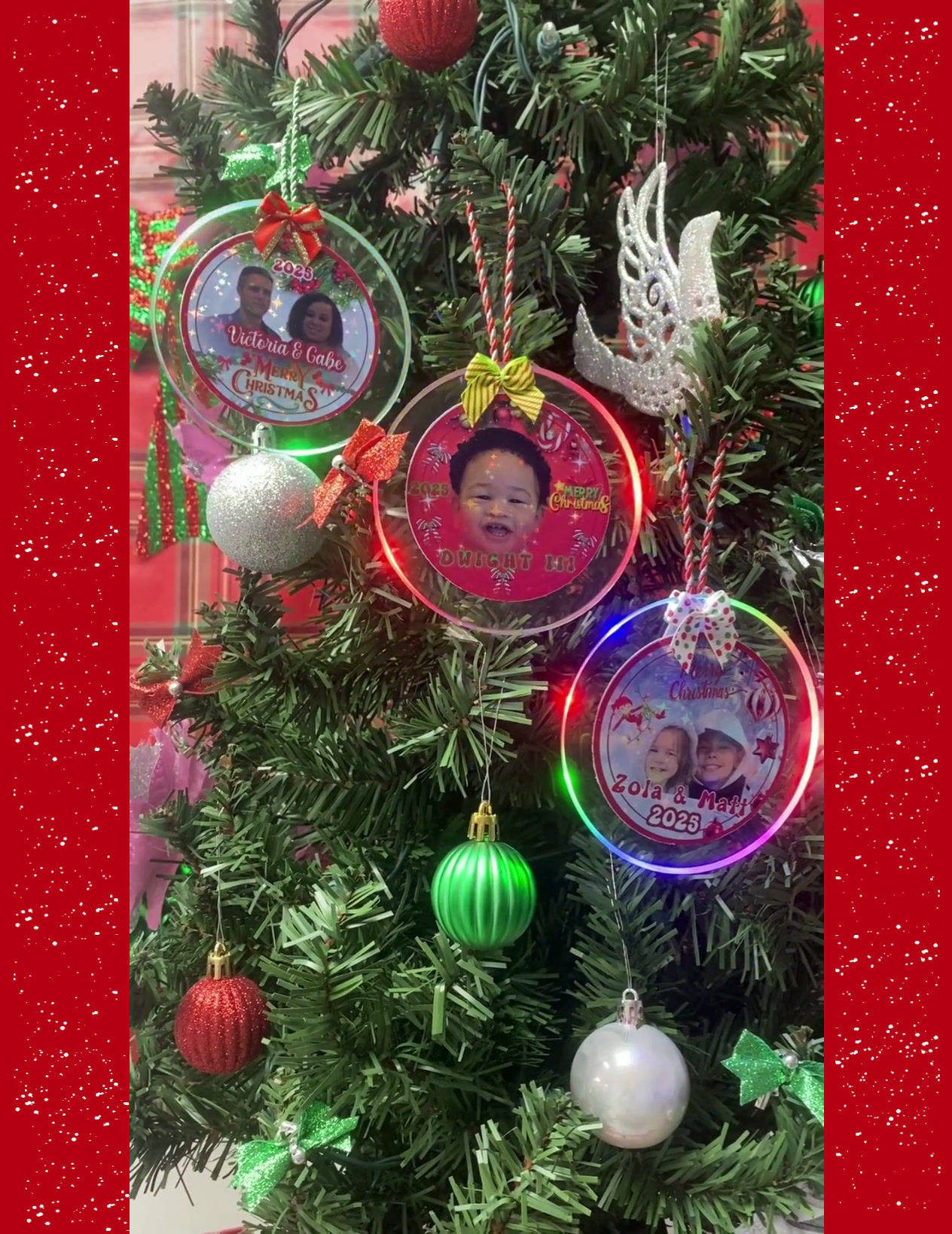 LED Glow Ornaments – Custom Light-Up Christmas Decor