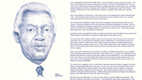 1995 Bell South African American history calendar info on Rose