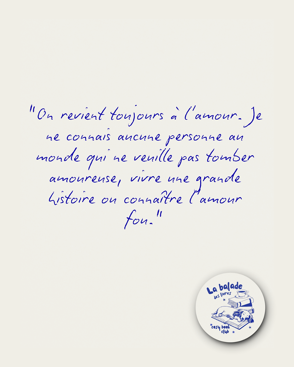 Les gens heureux lisent, écrivent & aiment...