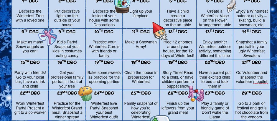 Winterfest Calendar Countdown!
