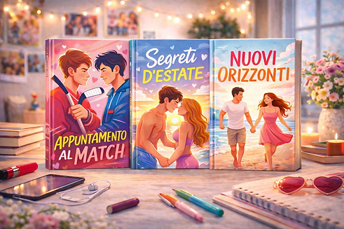 Copertina young adult moderna per romance mm