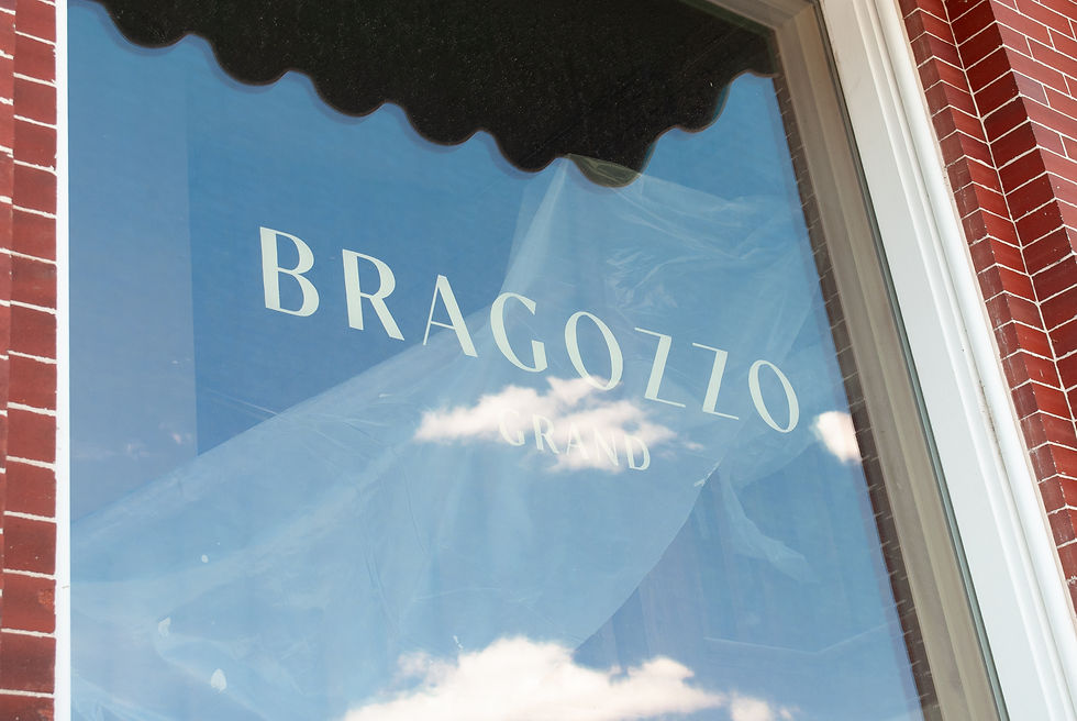 sign painting on glass